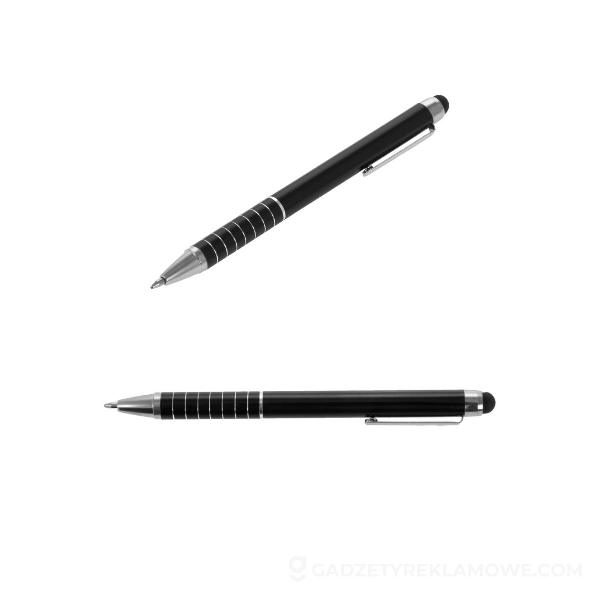 Długopis, touch pen - czarny