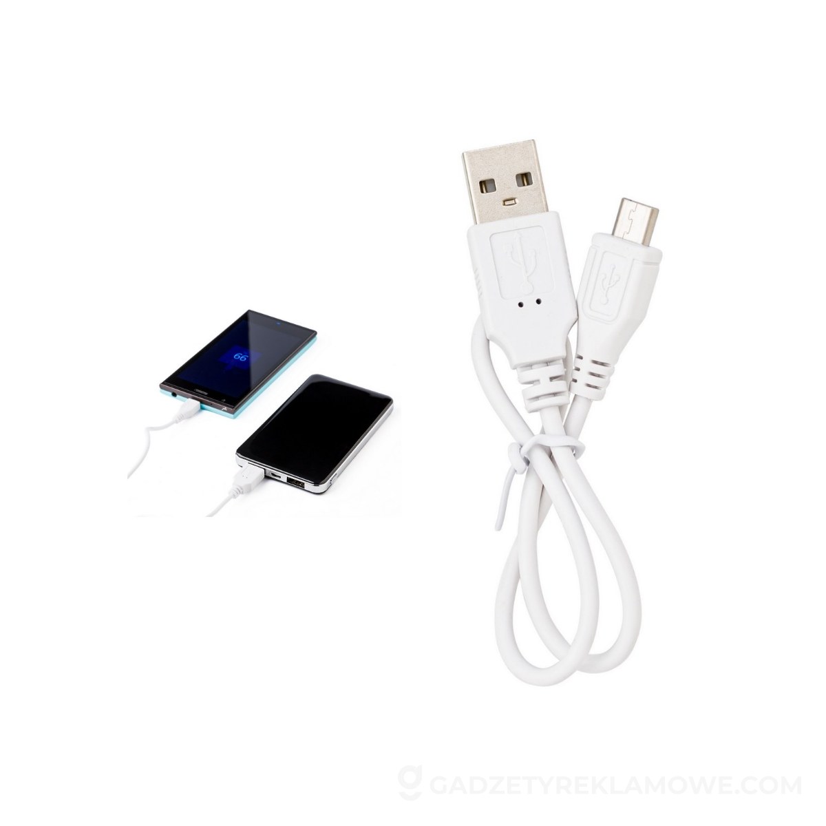 Power bank 5000 mAh - czarny