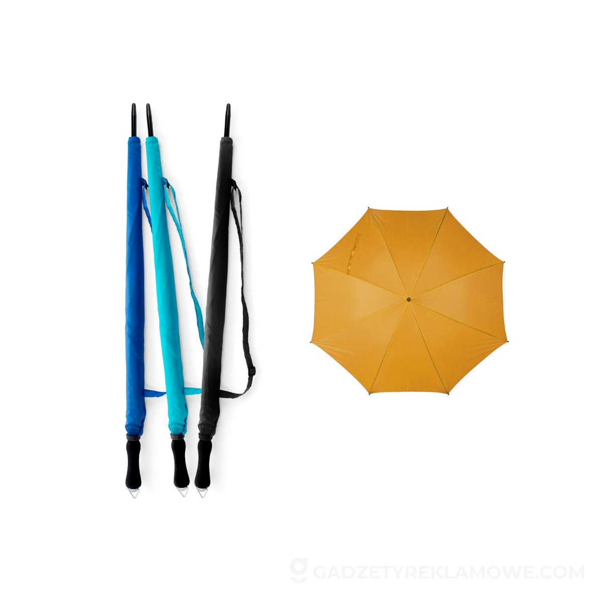 Parasol manualny - pomarańczowy