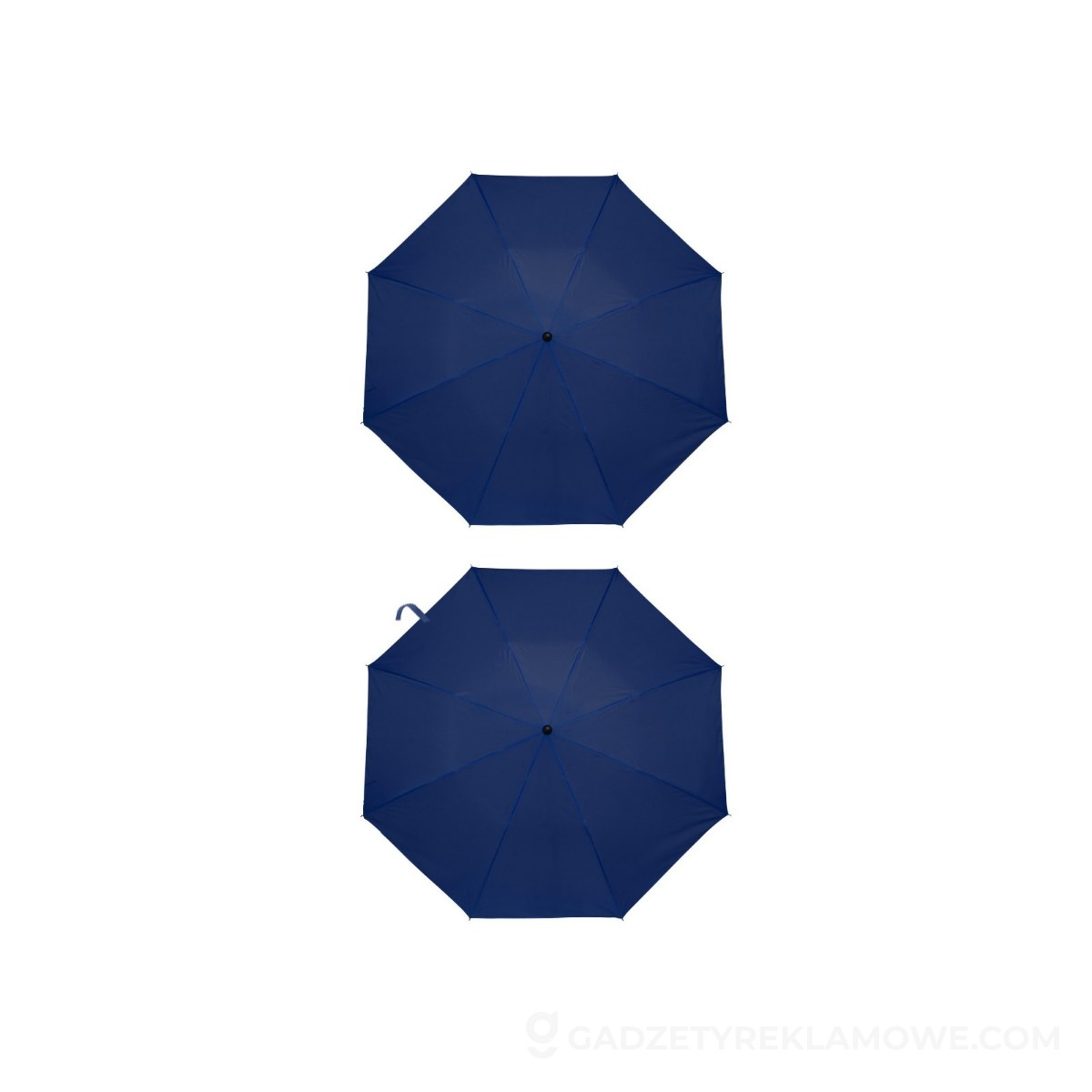 Parasol manualny, składany - granatowy