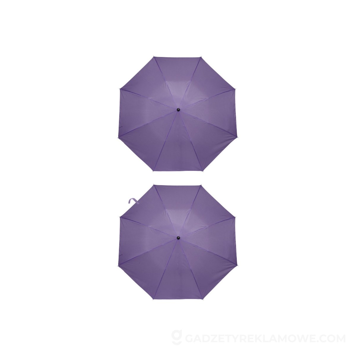 Parasol manualny, składany - fioletowy