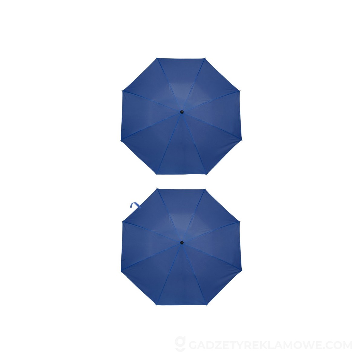 Parasol manualny, składany - błękitny