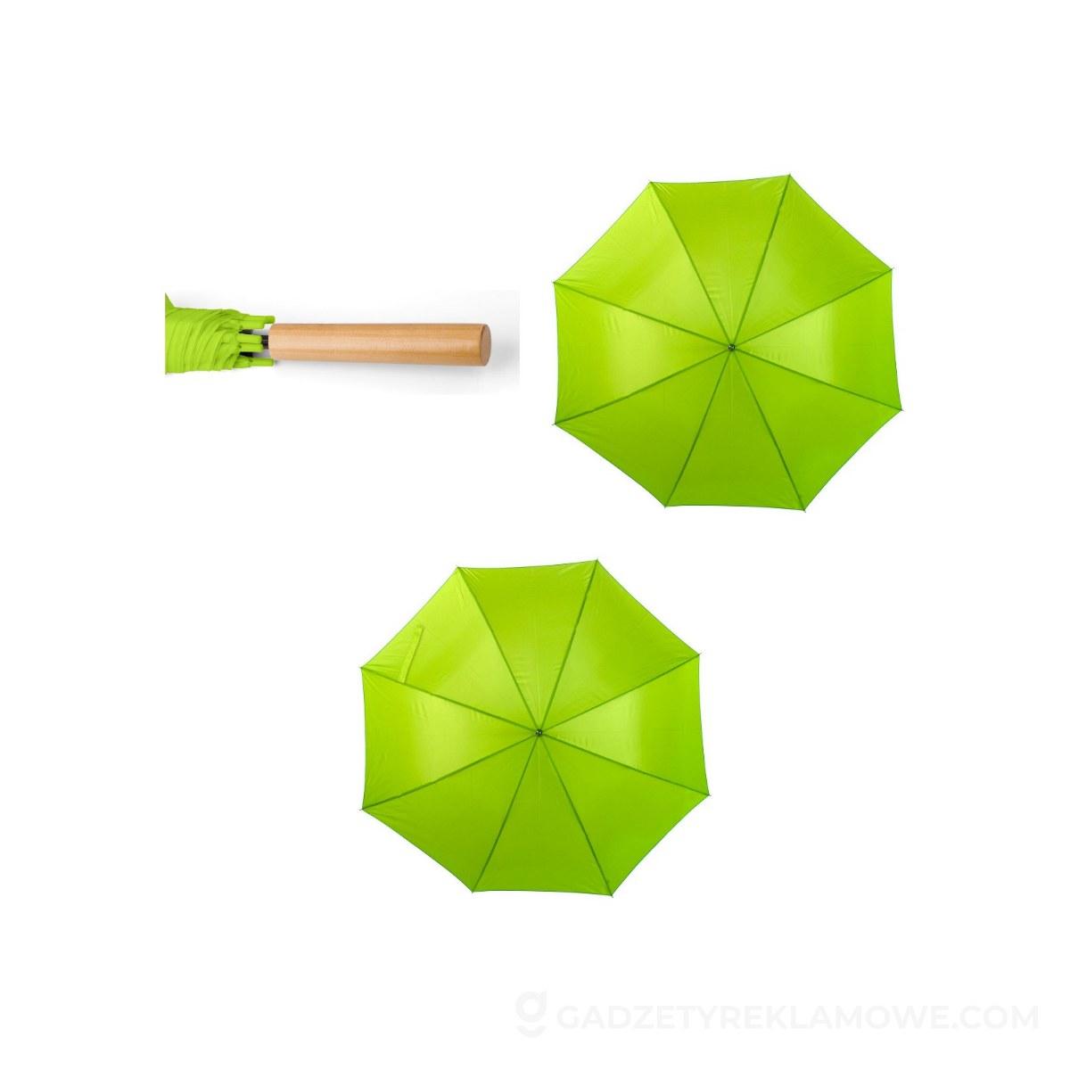 Parasol automatyczny - jasnozielony