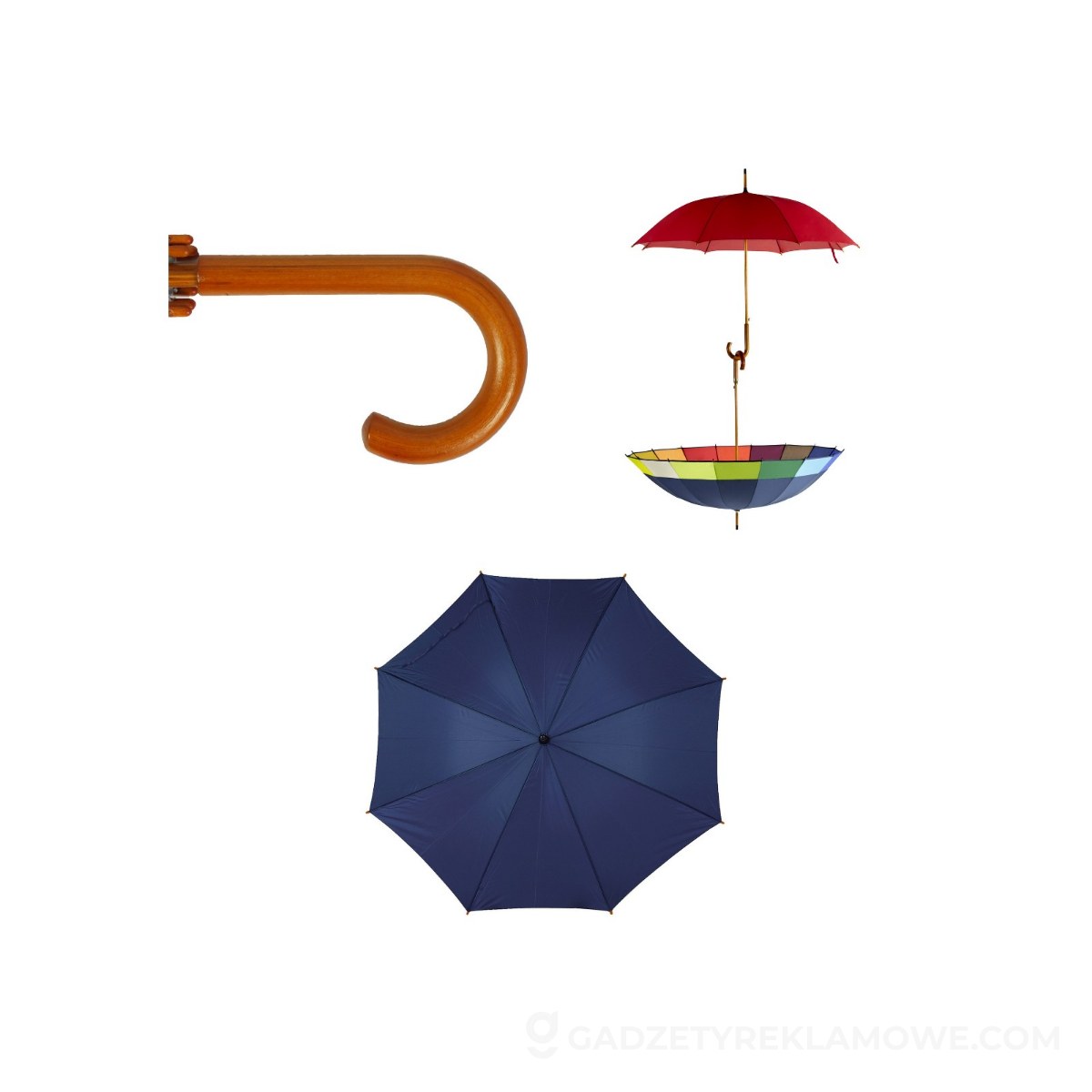 Parasol automatyczny - granatowy