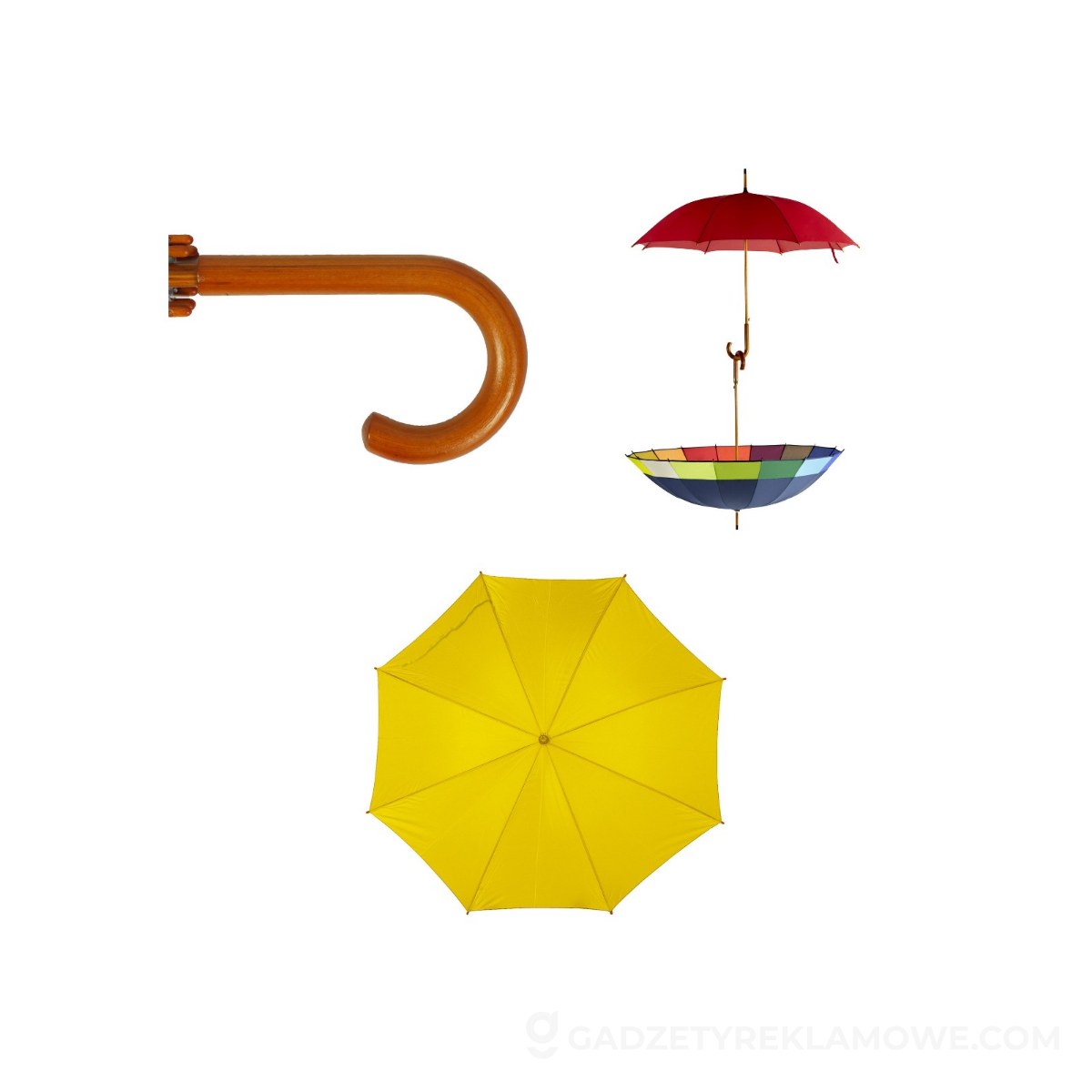 Parasol automatyczny - żółty