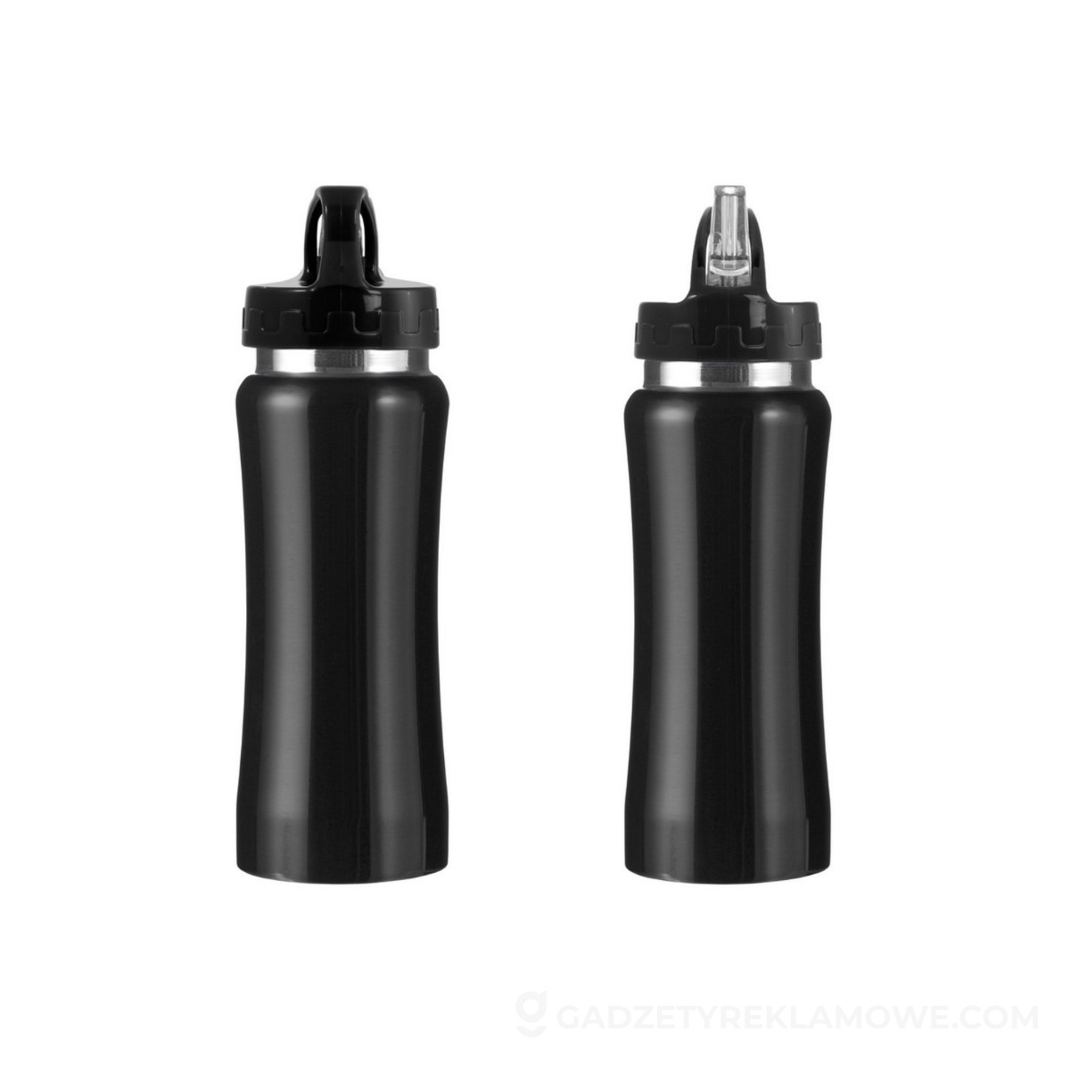 Butelka sportowa 600 ml - czarna