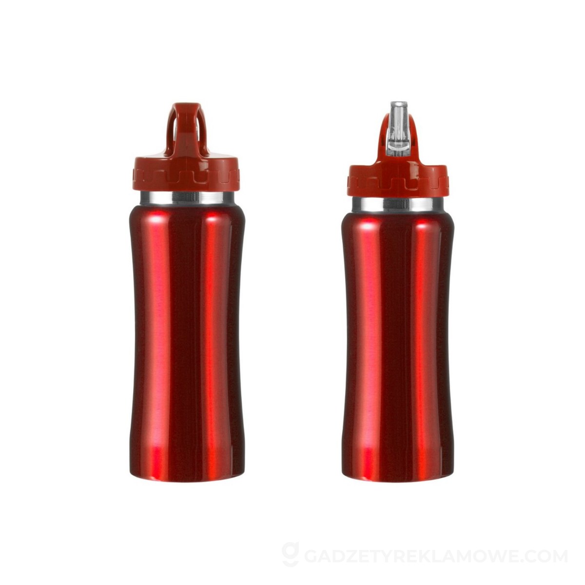 Butelka sportowa 600 ml - czerwona