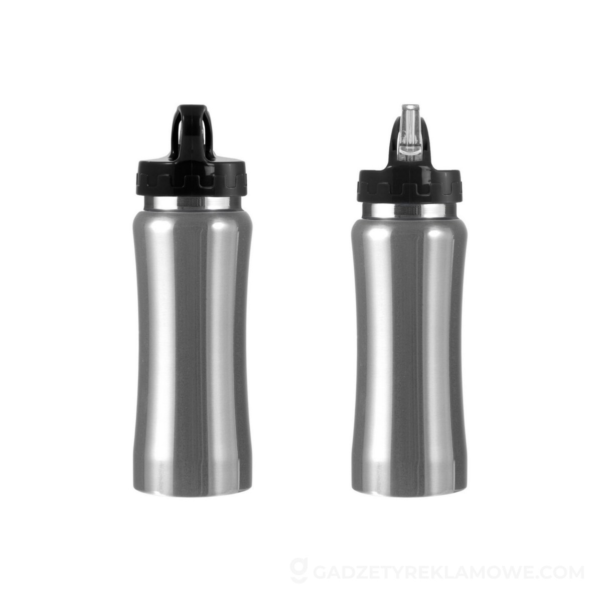 Butelka sportowa 600 ml - srebrna