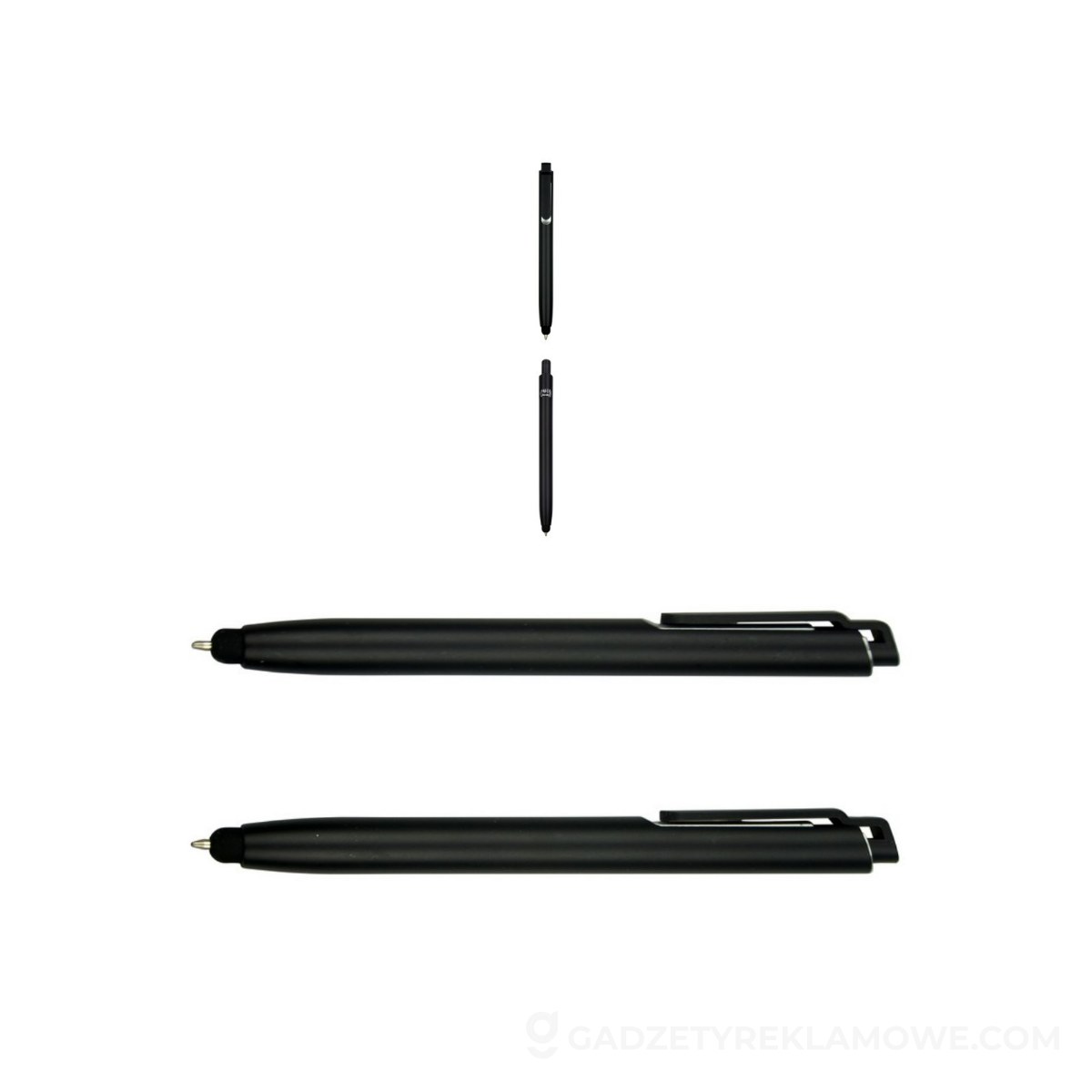 Długopis z chipem NFC, touch pen | Henrietta - czarny