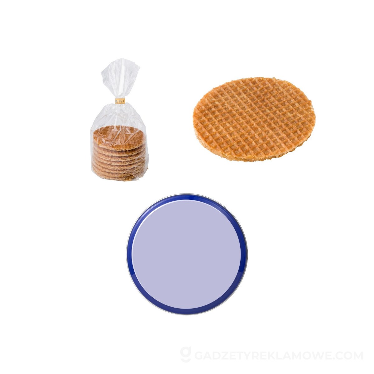 Wafle holenderskie w puszce - neutralne