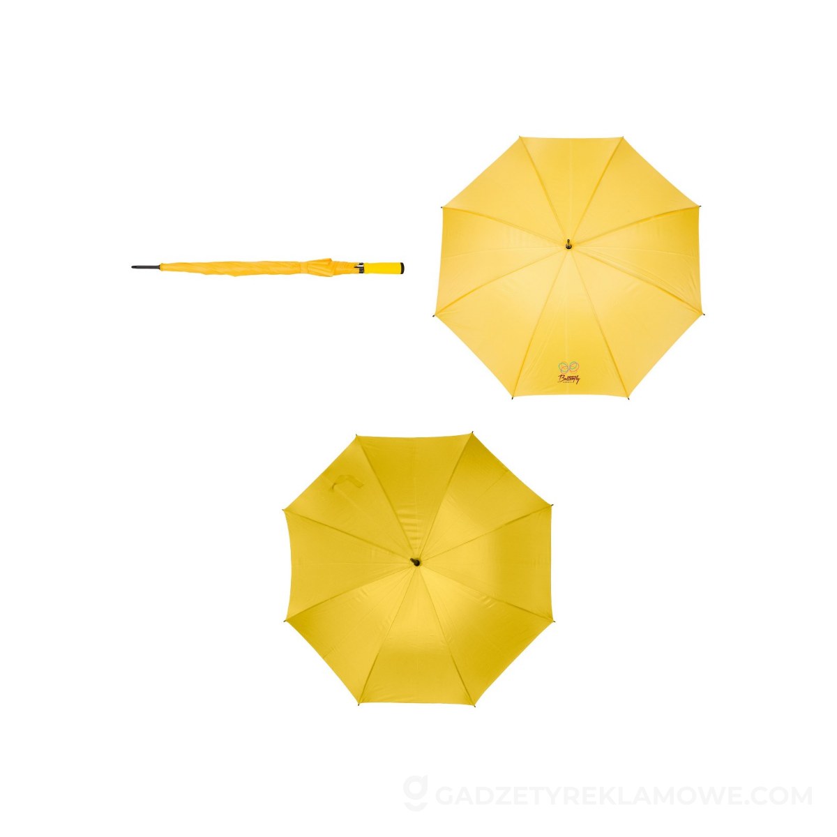 Parasol automatyczny | Dwight - żółty