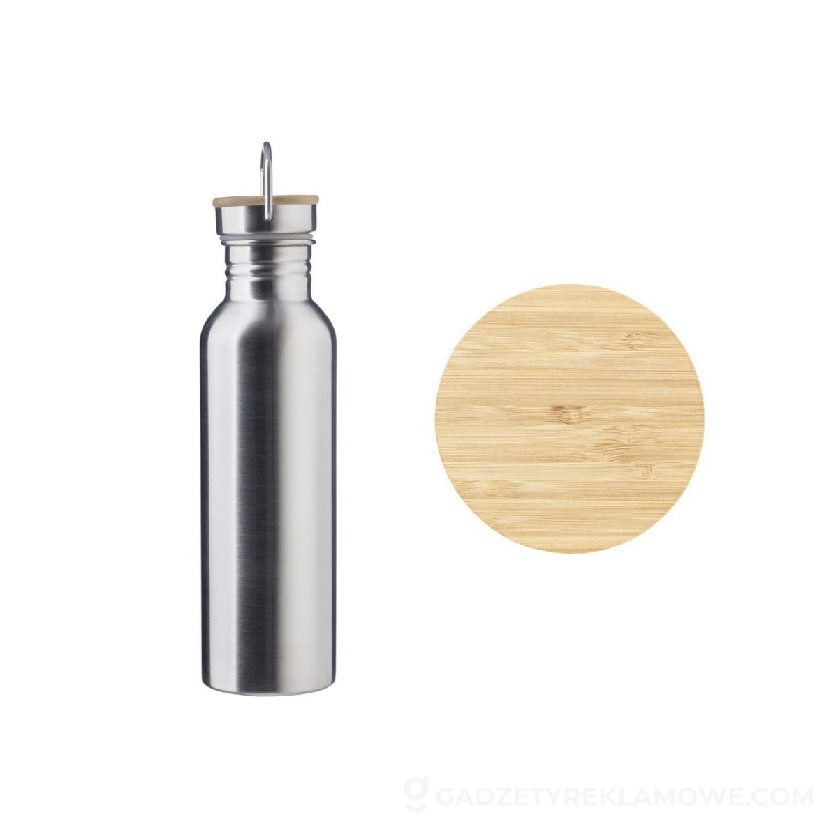 Butelka sportowa 700 ml - srebrna
