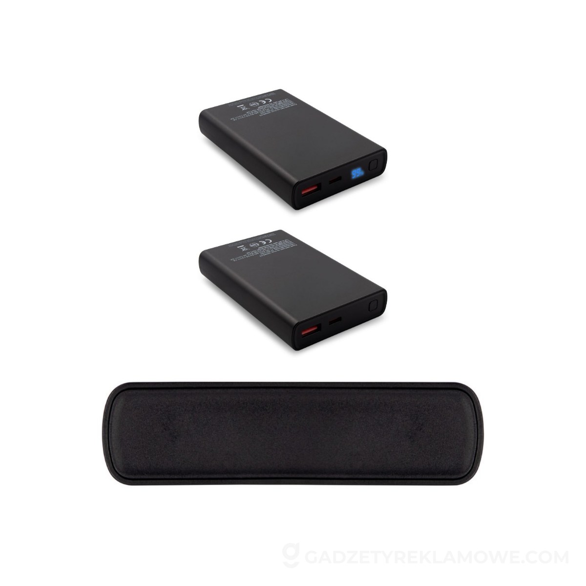 Power bank 10000 mAh | Nils - czarny