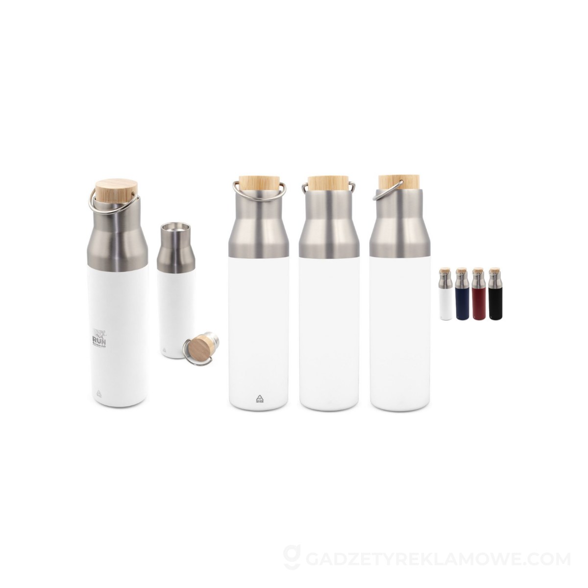 Butelka termiczna 550 ml | Zah - biała