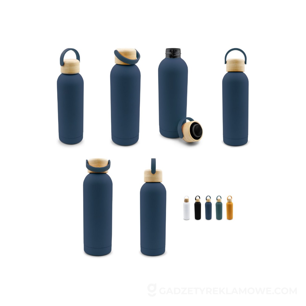 Butelka termiczna 500 ml | Zeniqua - granatowa