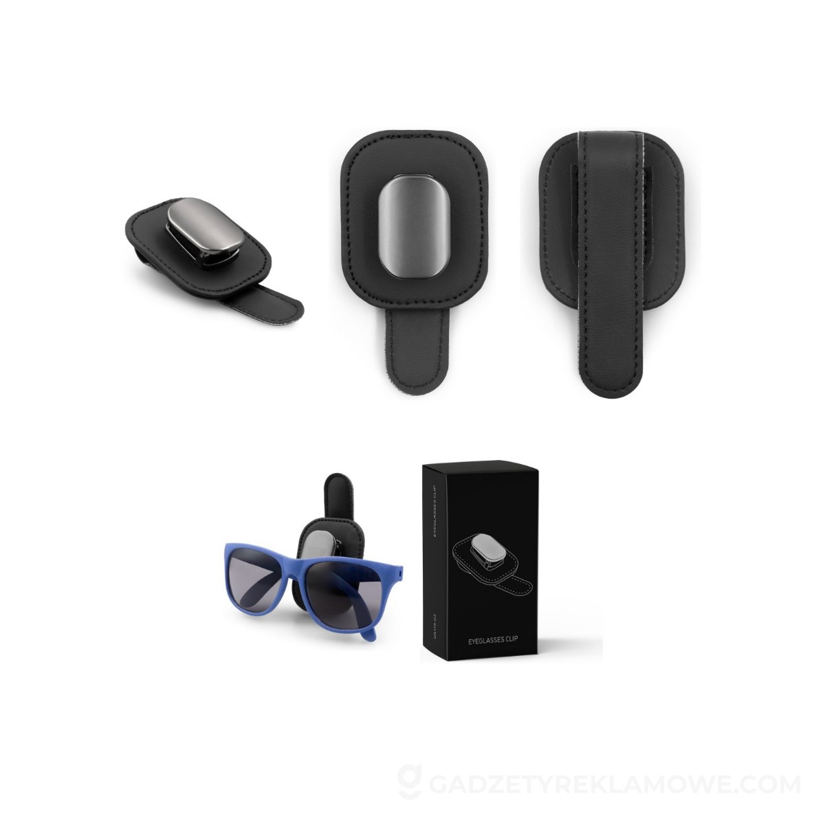 Klips na okulary Exclusive Collection | Nalo - czarny