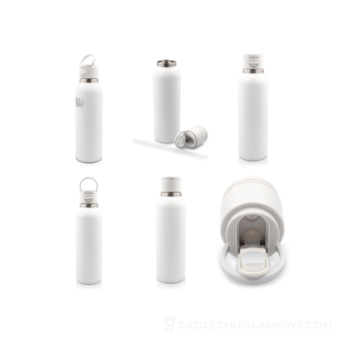 Butelka termiczna 700 ml Air Gifts | Marcelo - biała