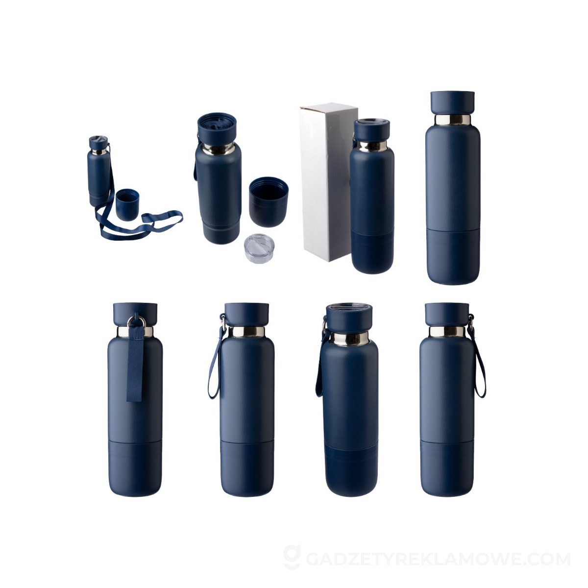 Butelka termiczna 500 ml - niebieska