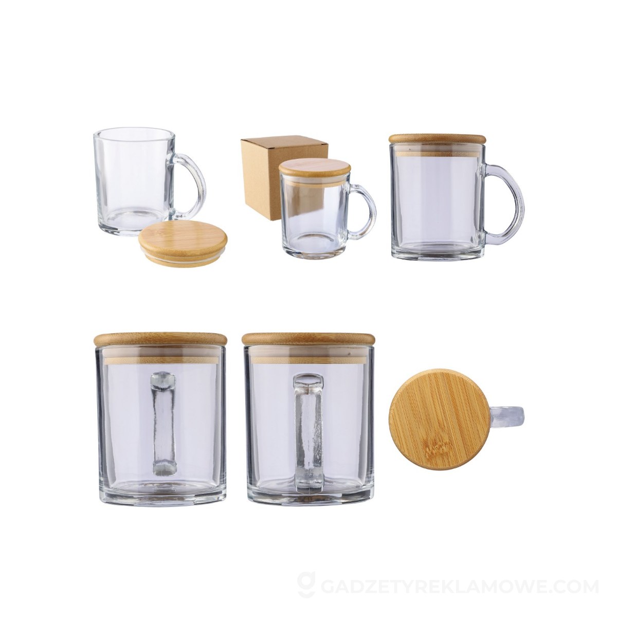 Szklany kubek 300 ml - neutralny