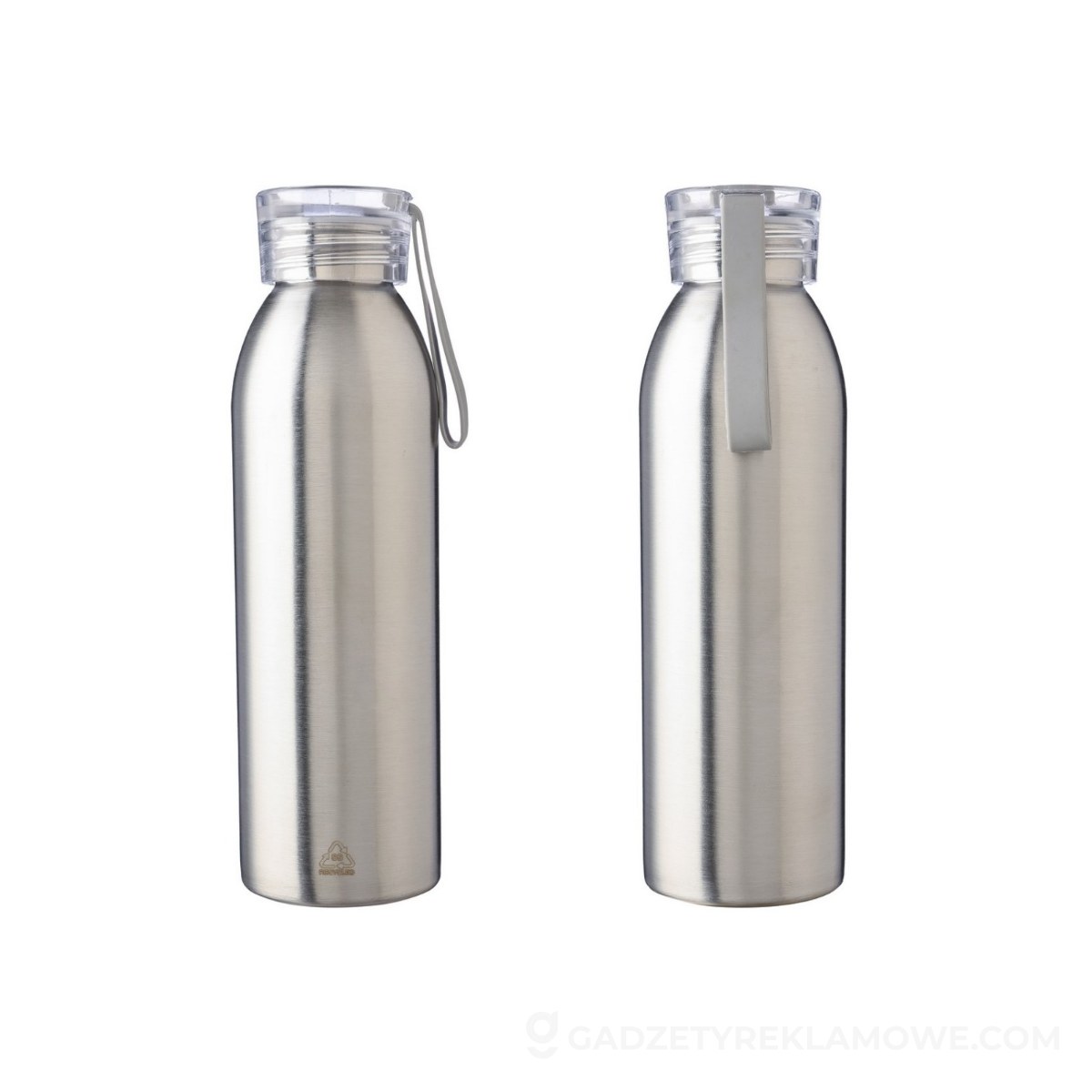 Butelka sportowa 650 ml - srebrna