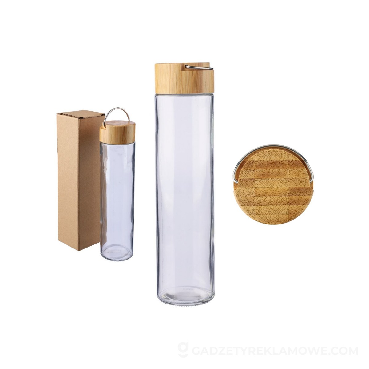 Szklana butelka 500 ml - brązowa