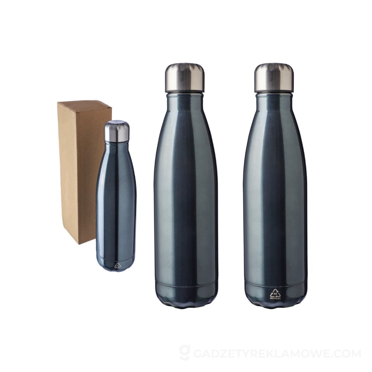 Butelka sportowa 650 ml - grafitowa