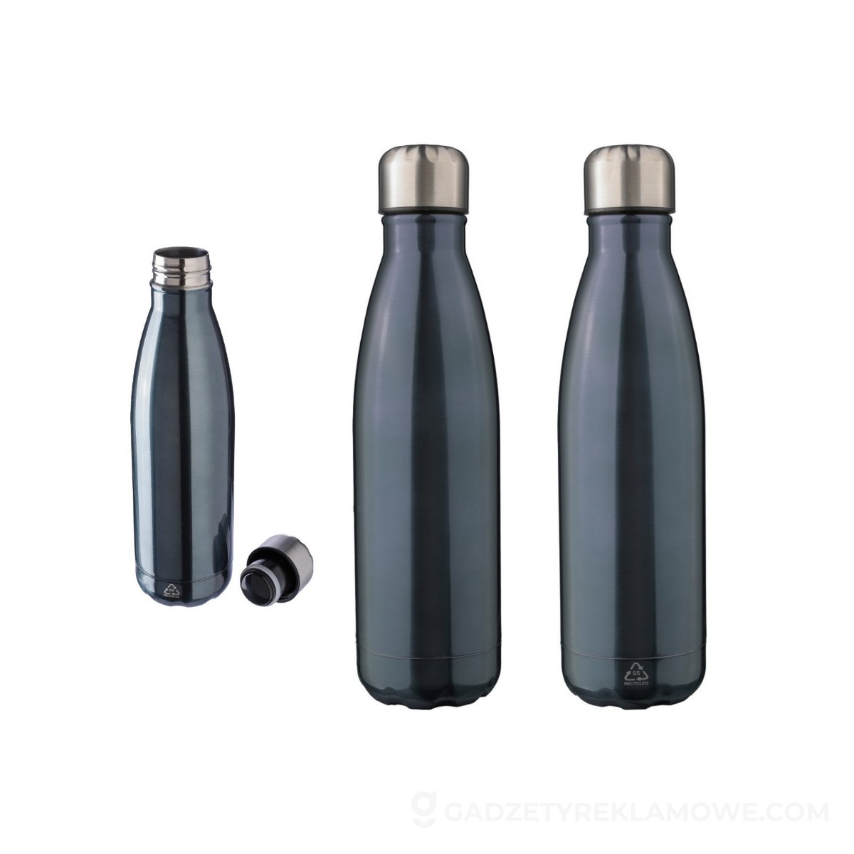 Butelka termiczna 500 ml - grafitowa