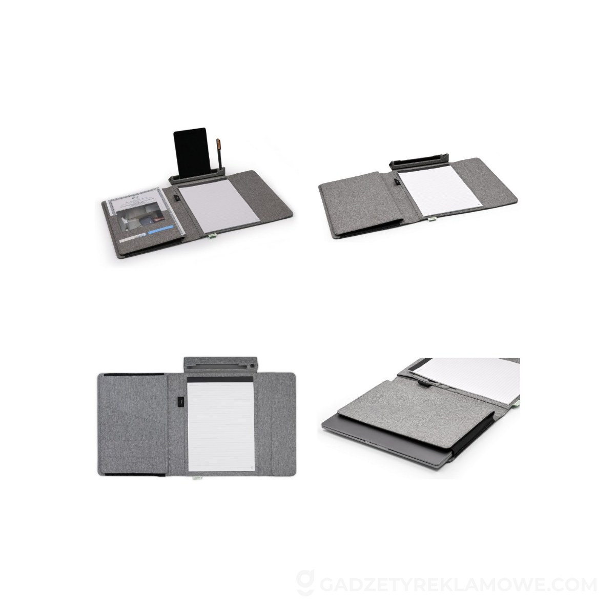 AXP-VA546-19-wariantu-watermark Teczka konferencyjna BrandCharger Noty Folio - szara