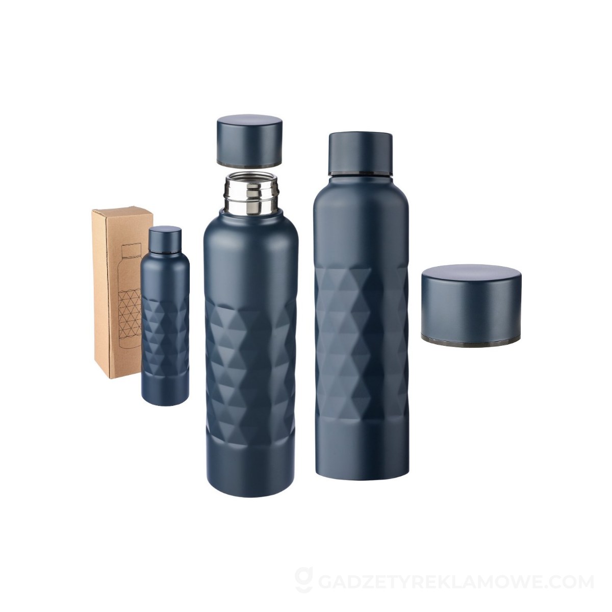 Butelka sportowa 800 ml - niebieska