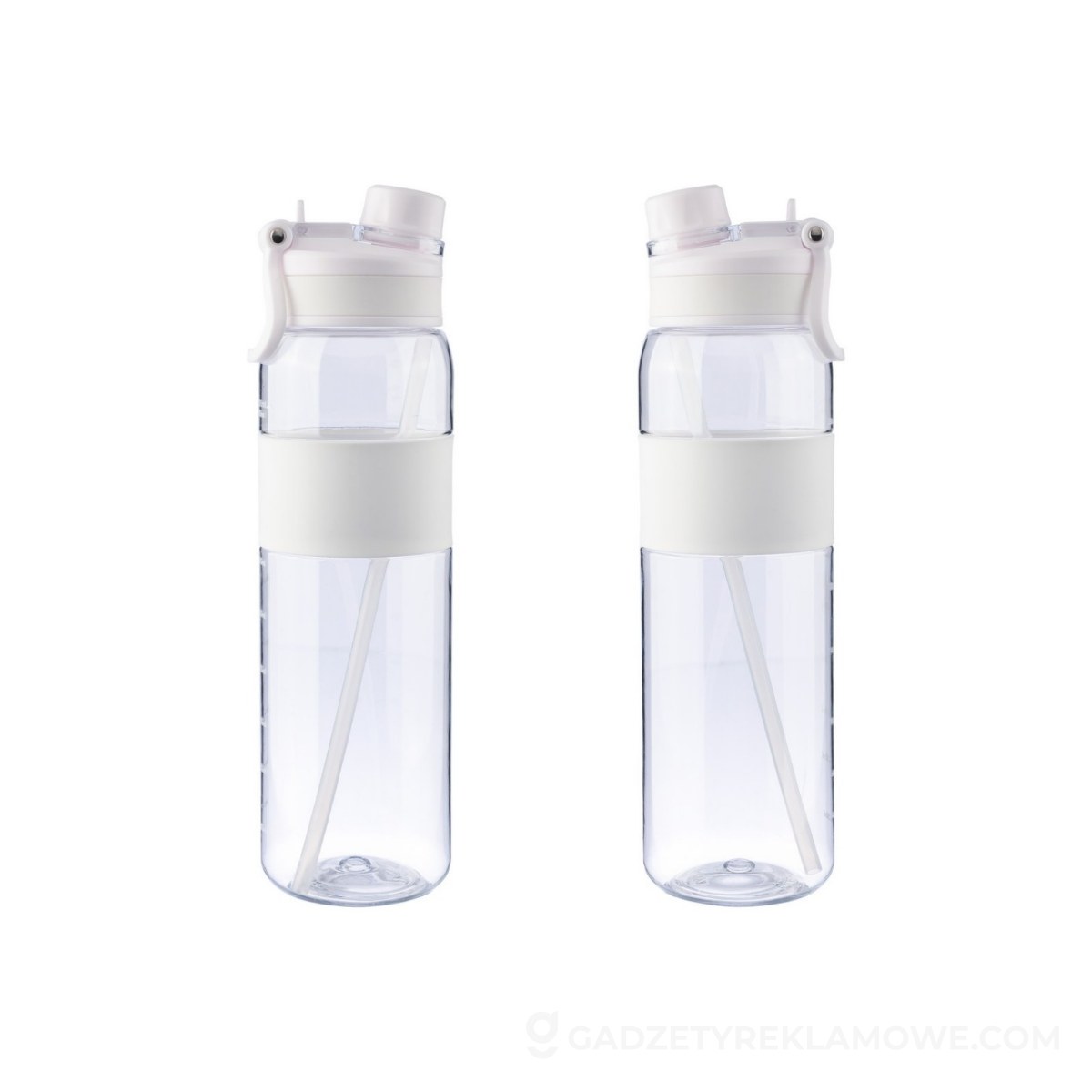 Butelka sportowa 900 ml - biała