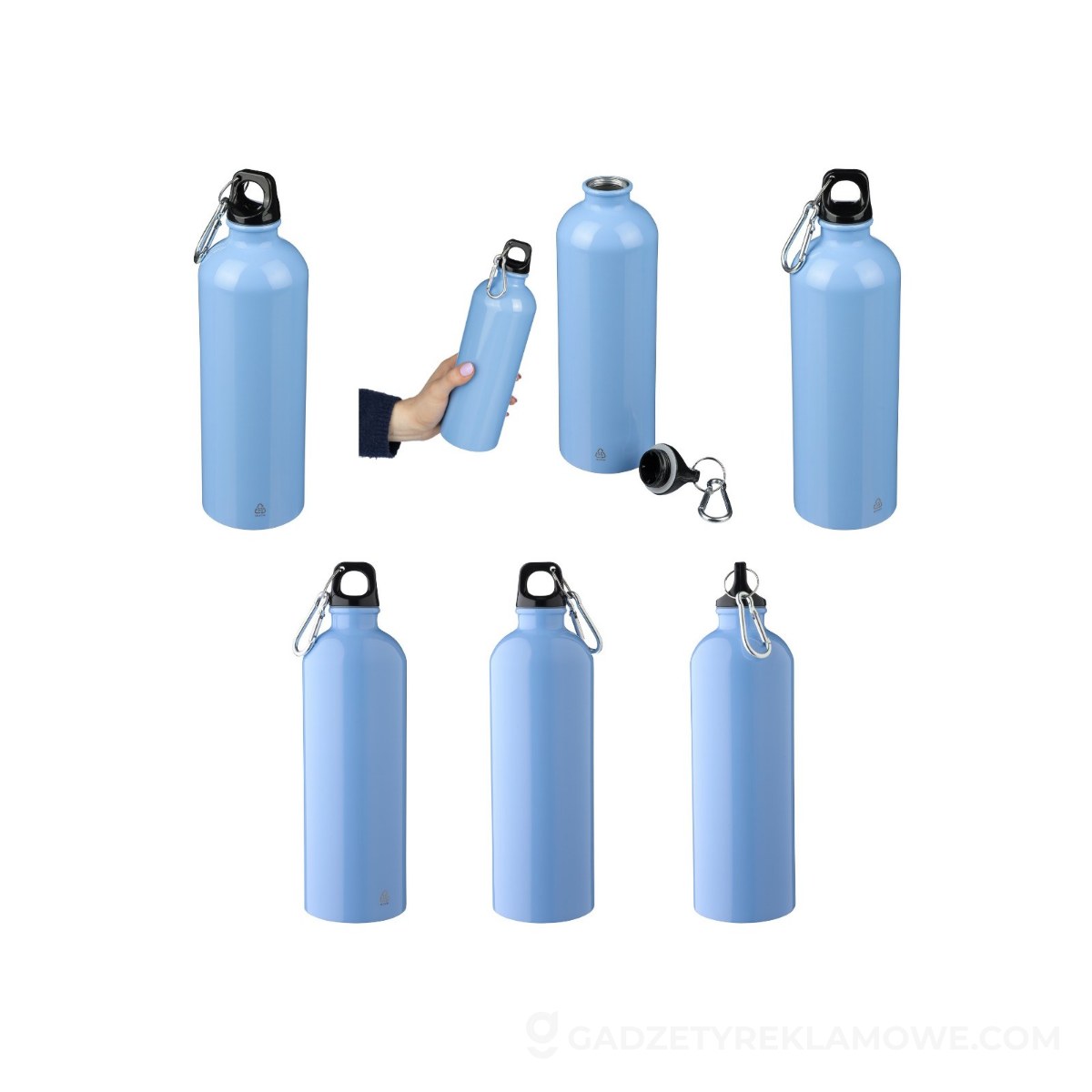 Butelka sportowa 750 ml - błękitna