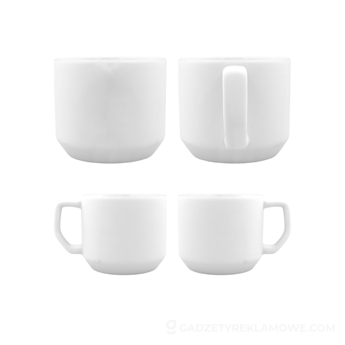 Kubek ceramiczny 330 ml | Everika - biały