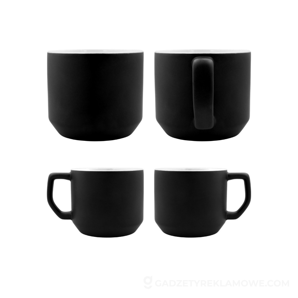 Kubek ceramiczny Everika 330 ml - czarny