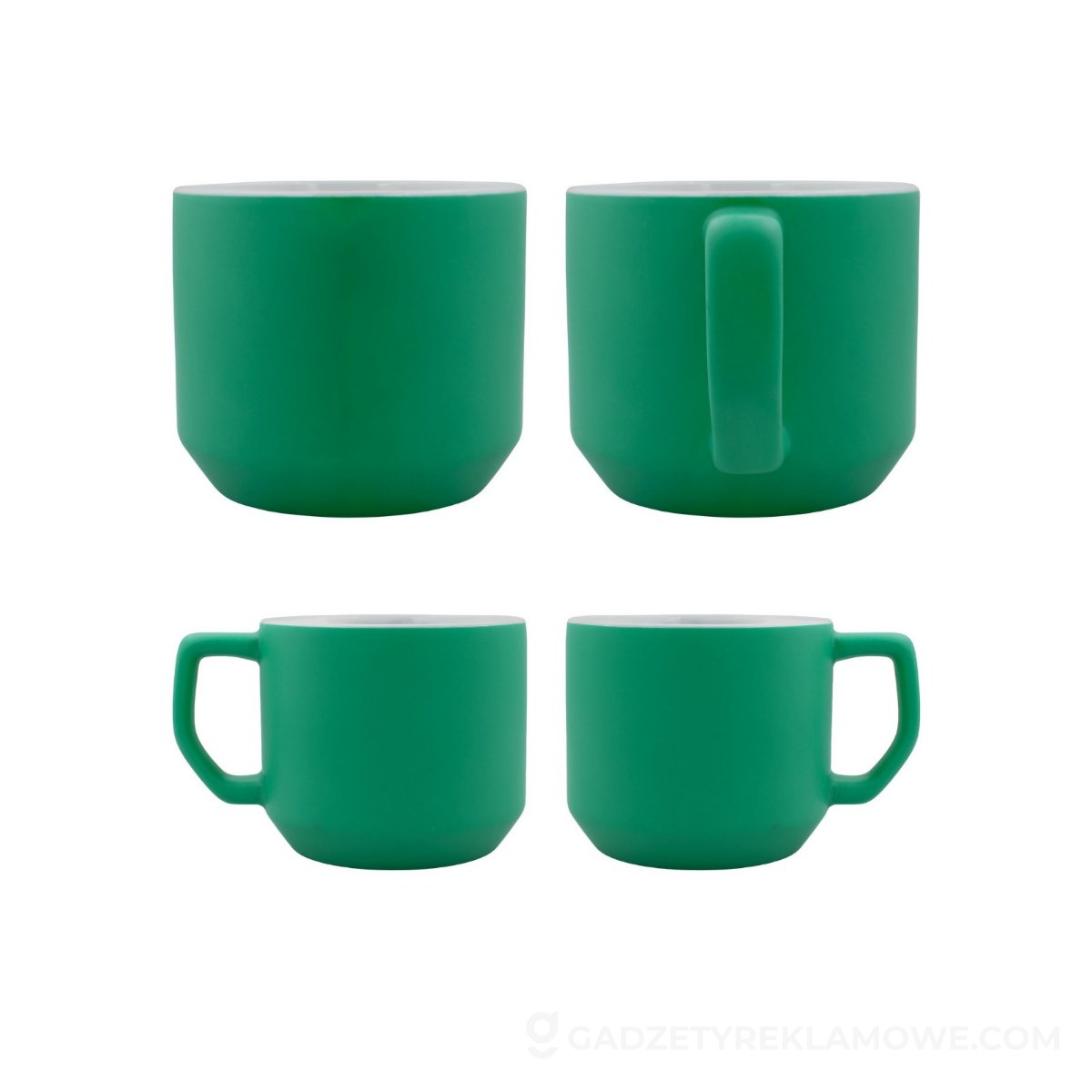 Kubek ceramiczny 330 ml | Everika - zielony
