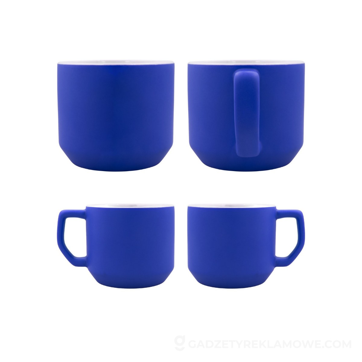 Kubek ceramiczny 330 ml | Everika - niebieski