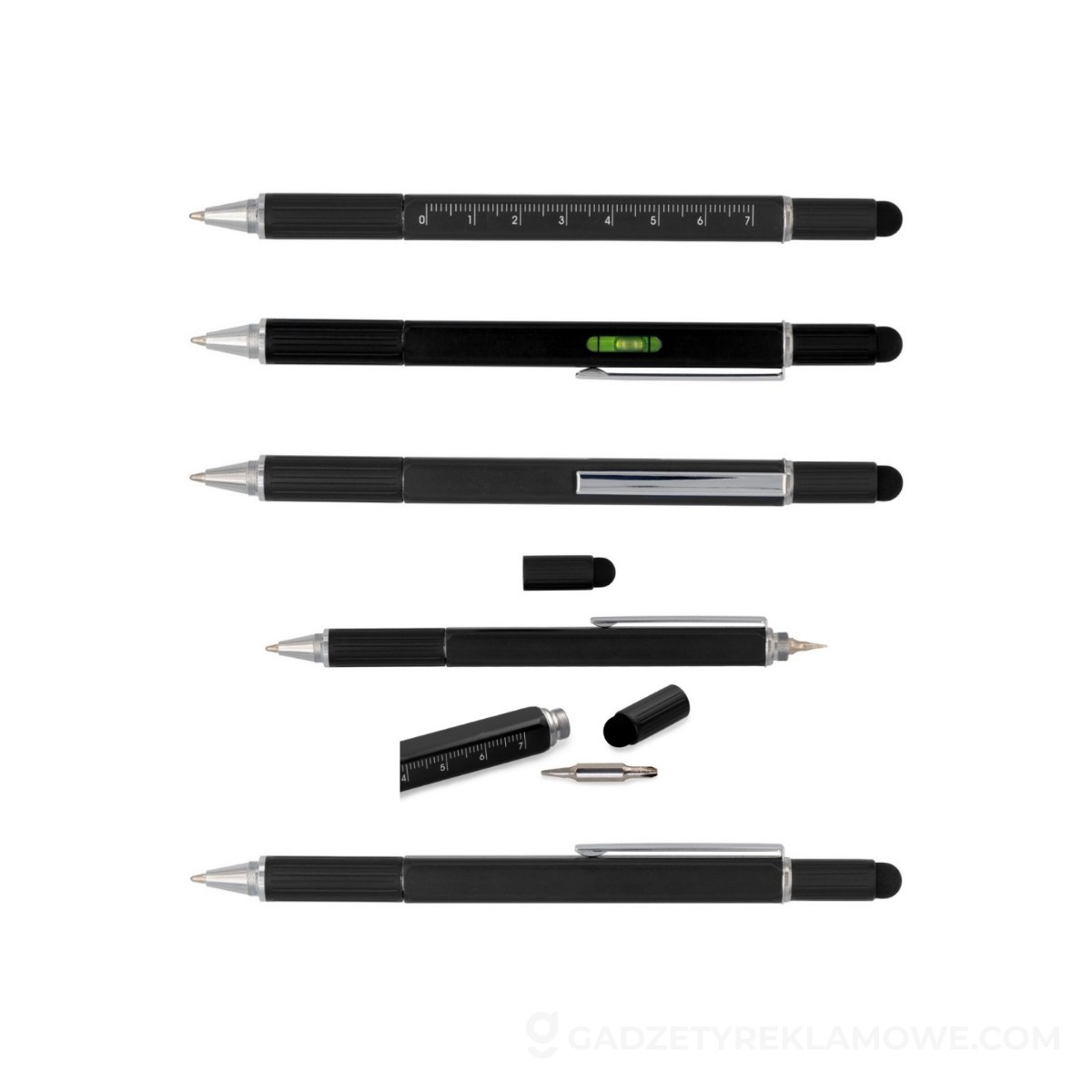 AXP-VA928-03-wariantu-watermark Długopis wielofunkcyjny | Guilbert - czarny