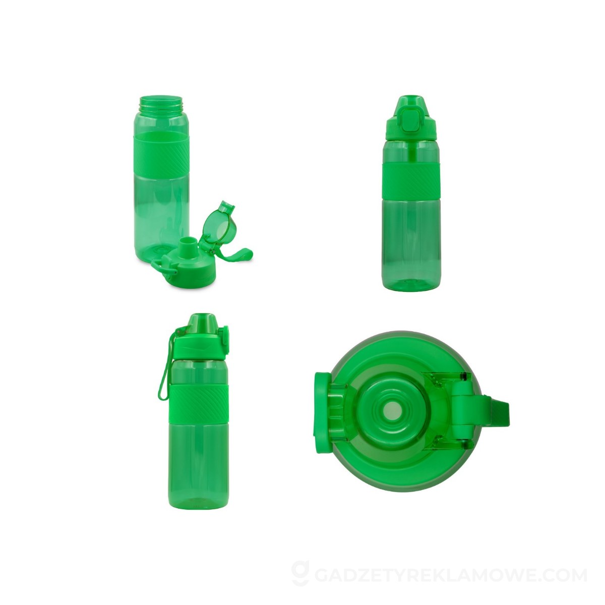 Butelka sportowa Air Gifts Flore 850 ml - zielona