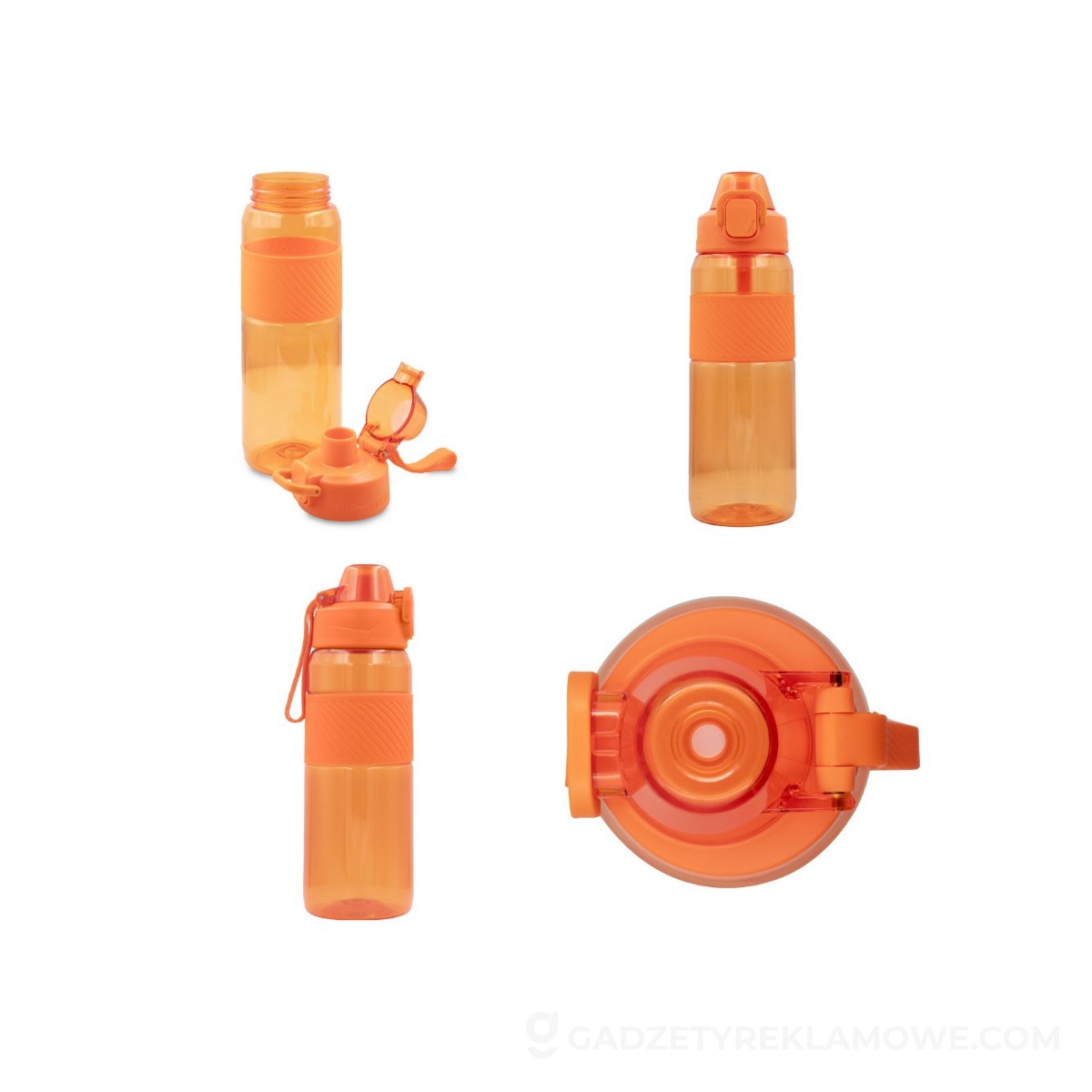 Butelka sportowa Air Gifts Flore 850 ml - pomarańczowa