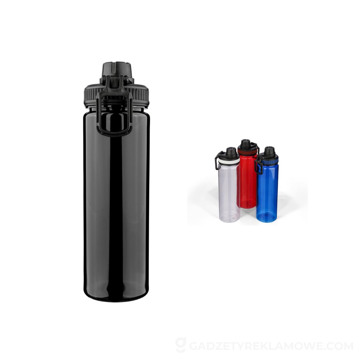 Butelka sportowa 750 ml - czarna