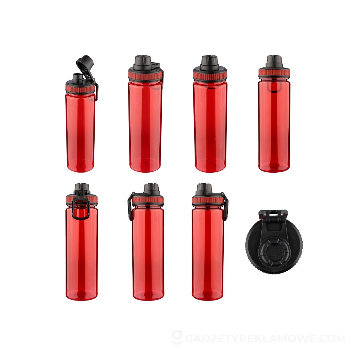 Butelka sportowa 750 ml - czerwona