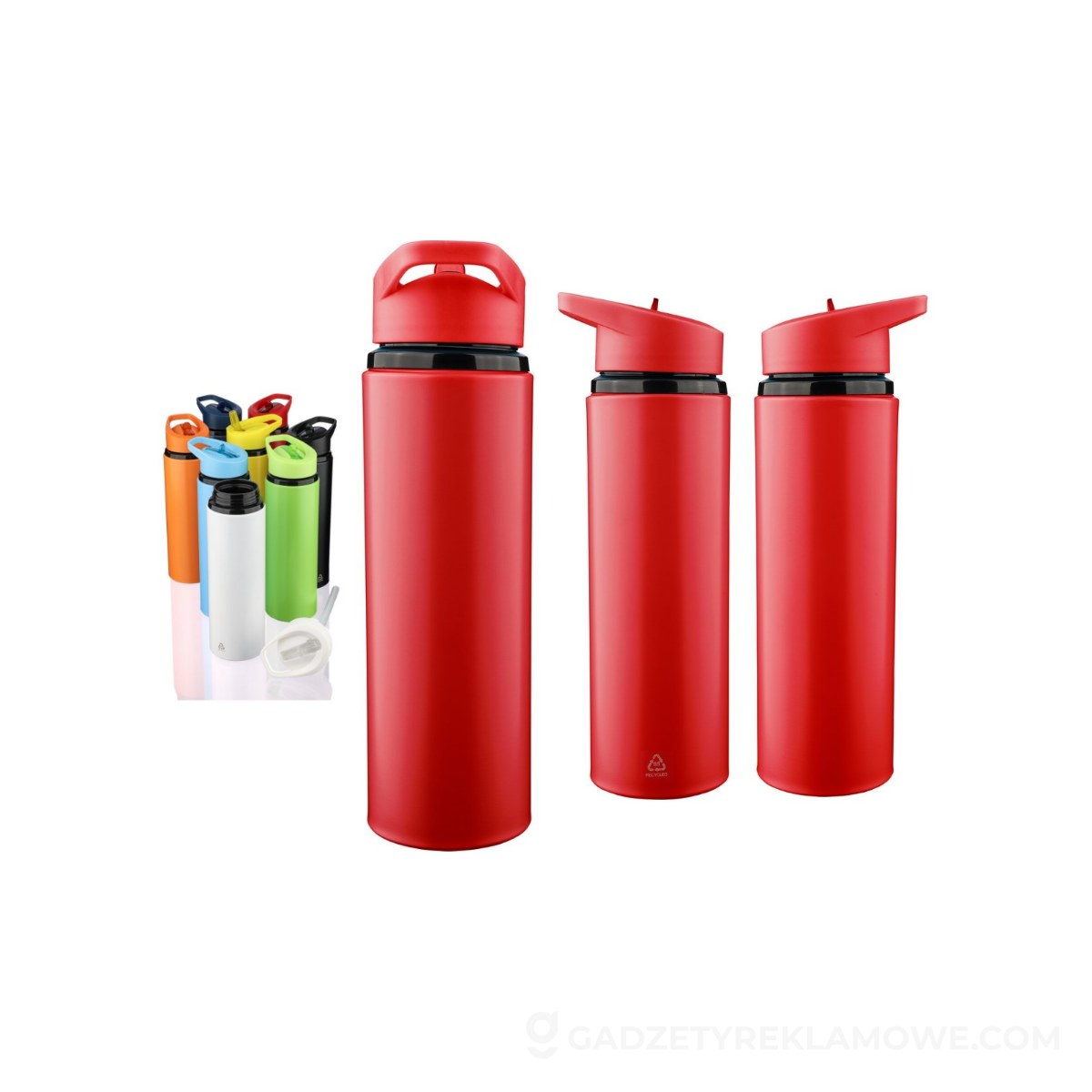 Butelka sportowa 500 ml - czerwona