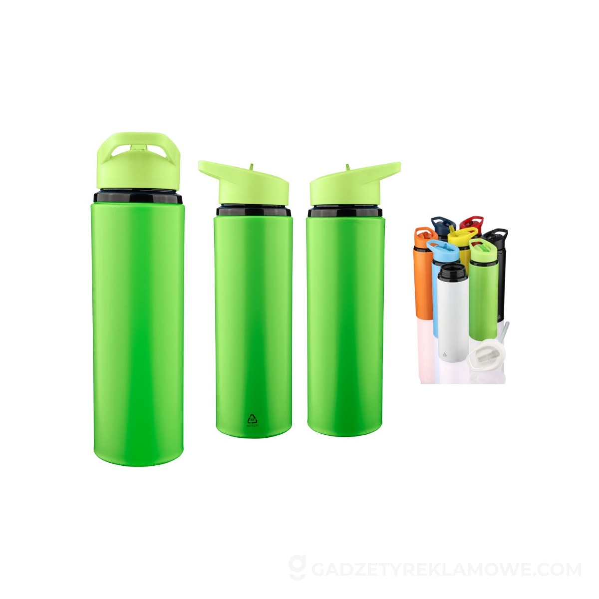 Butelka sportowa 500 ml - jasnozielona