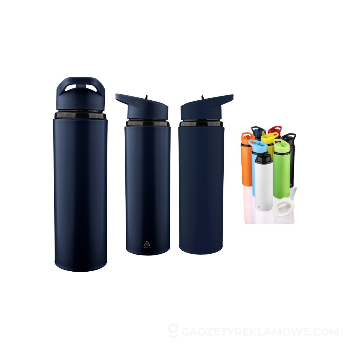 Butelka sportowa 500 ml - niebieska