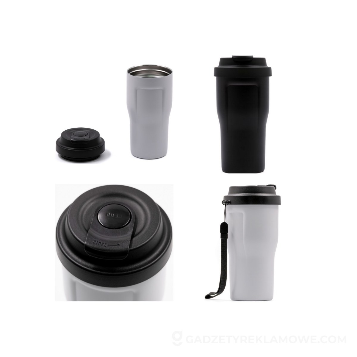 Kubek termiczny 510 ml BrandCharger Posh Café - czarny