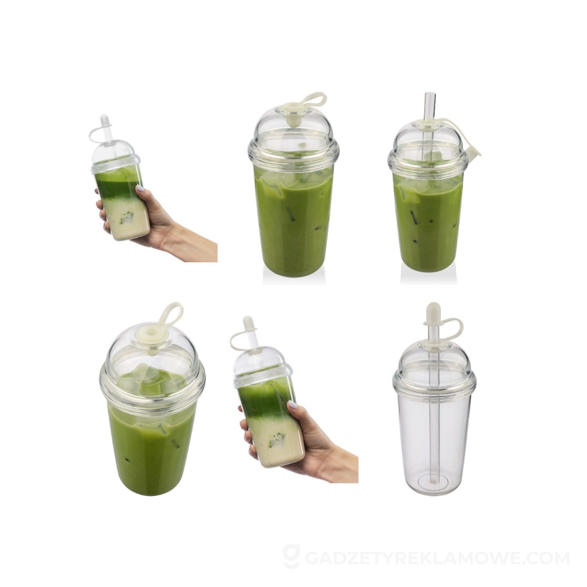 Kubek podróżny 500 ml - neutralny