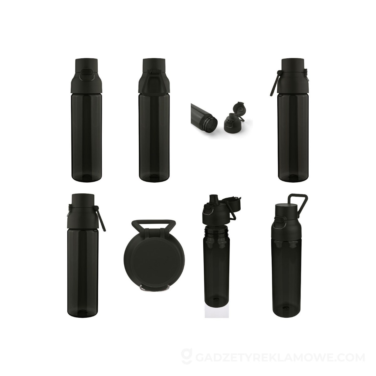 Butelka sportowa 750 ml - czarna