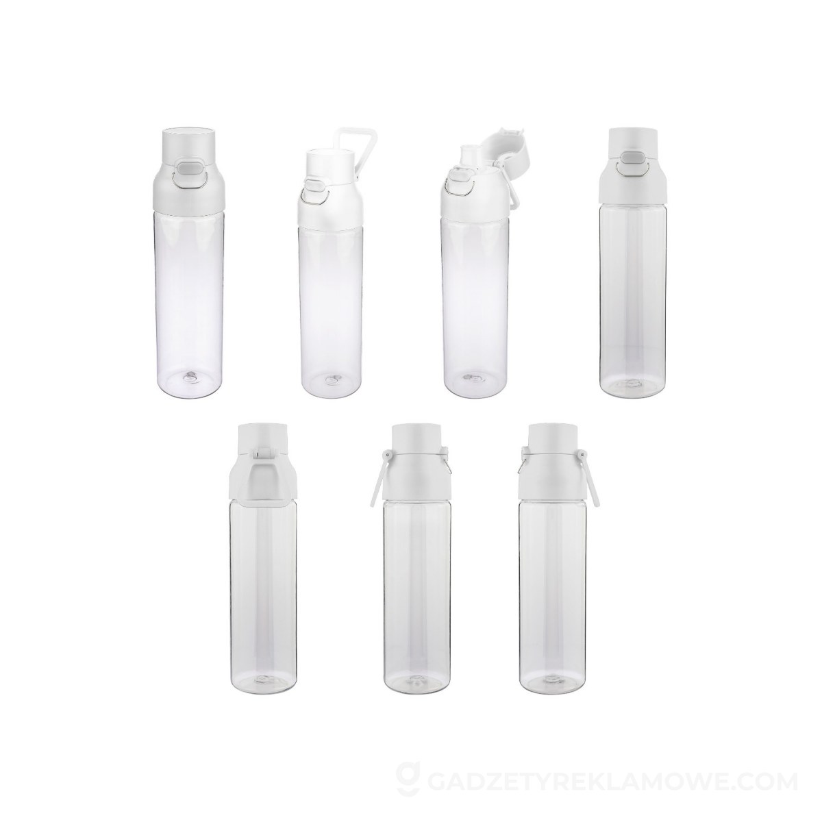 Butelka sportowa 750 ml - biała
