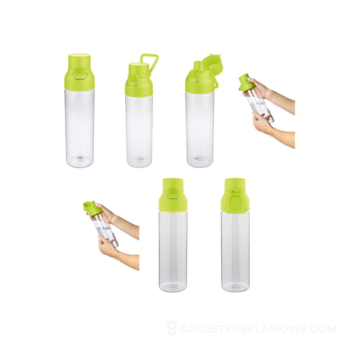 Butelka sportowa 750 ml - limonkowa