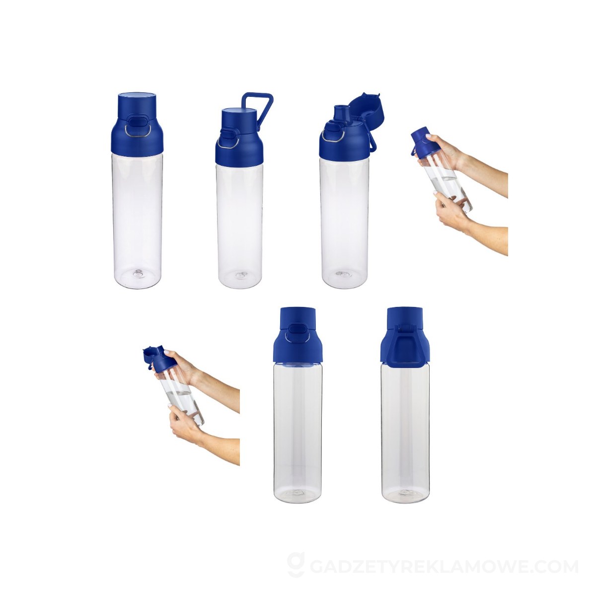 Butelka sportowa 750 ml - niebieska