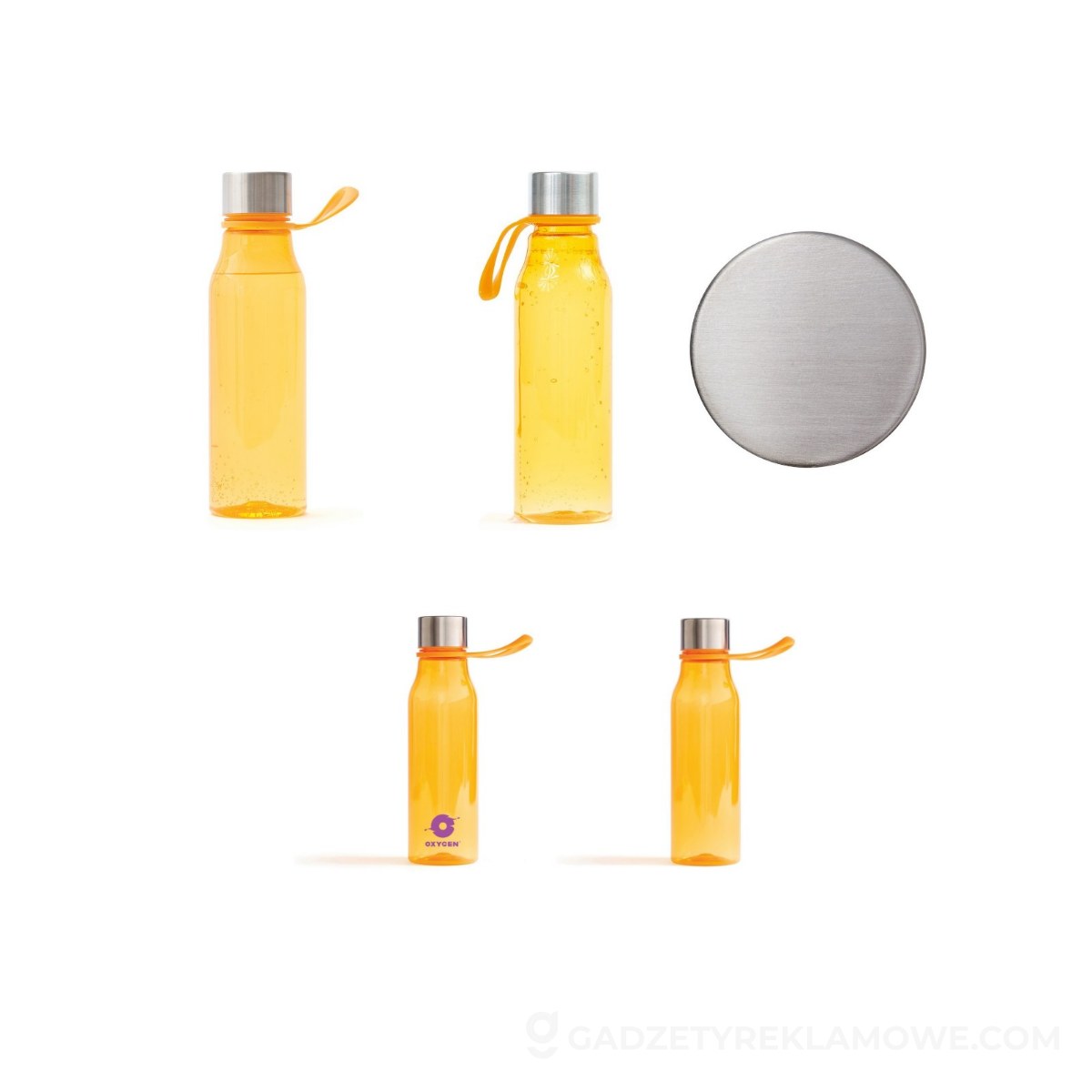 Butelka sportowa 600 ml VINGA Lean - pomarańczowa